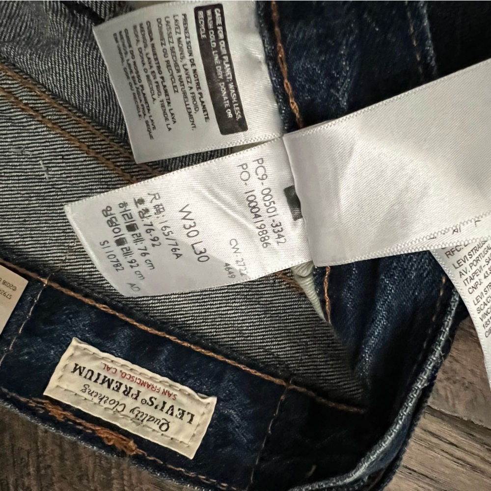 LEVI’S® PREMIUM 501® ORIGINAL JEANS - Picture 11 of 16